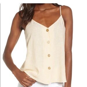 BP linen blend tank top